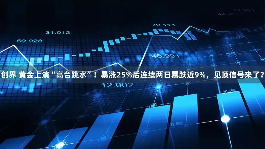 创界 黄金上演“高台跳水”！暴涨25%后连续两日暴跌近9%，见顶信号来了？